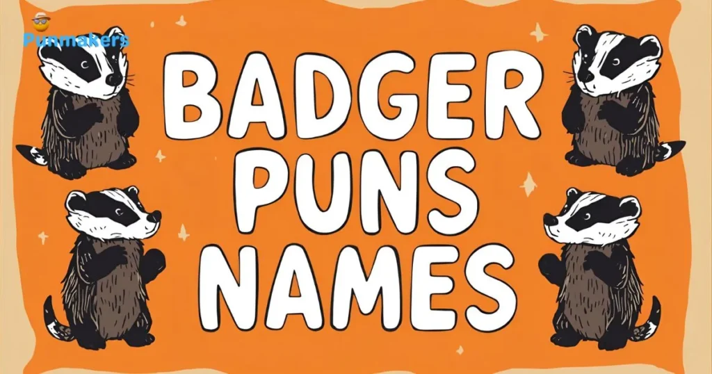 Badger Puns Names