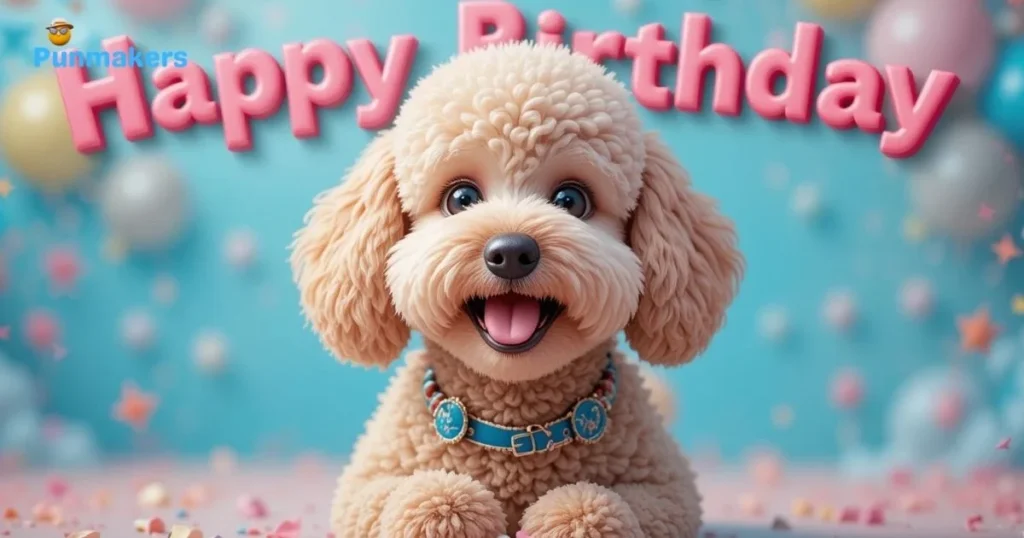 Birthday Poodle Wishes