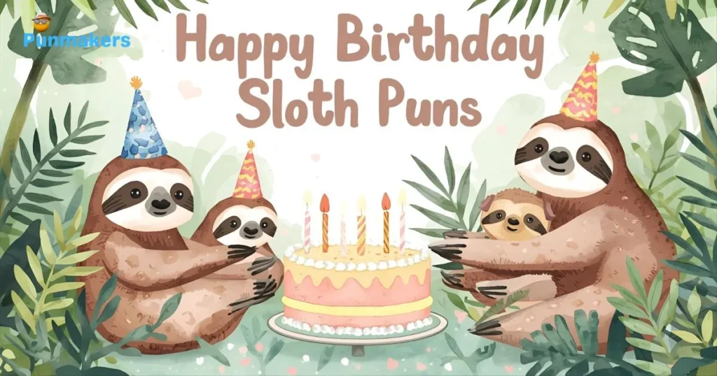 Birthday Sloth Puns