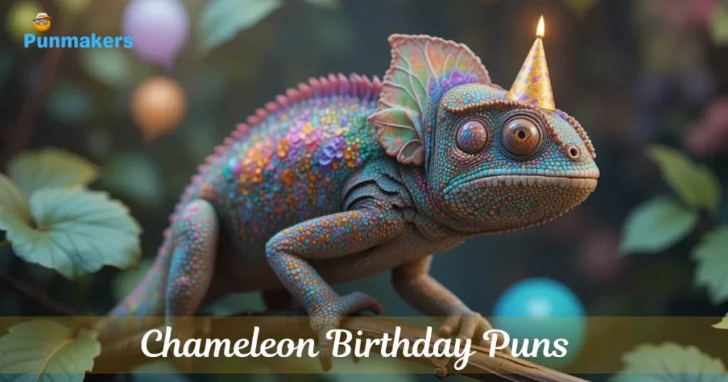 Chameleon Birthday Puns