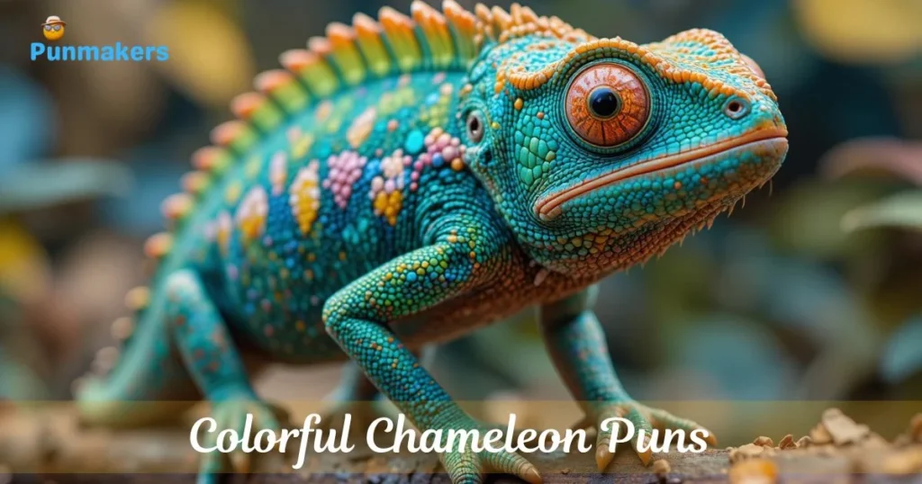 Colorful Chameleon Puns