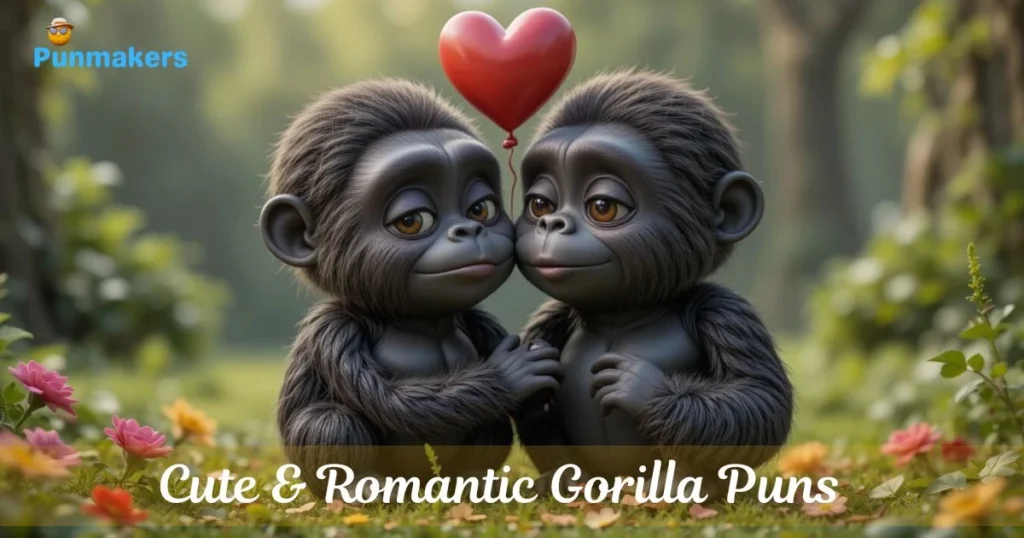 Cute And Romantic Gorilla Puns