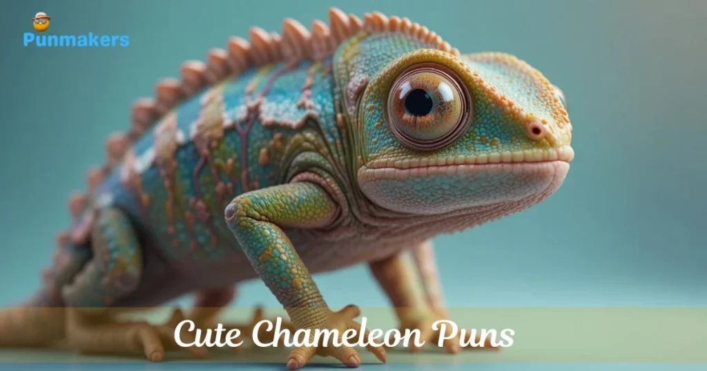 Cute Chameleon Puns