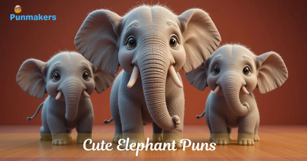 Cute Elephant Puns