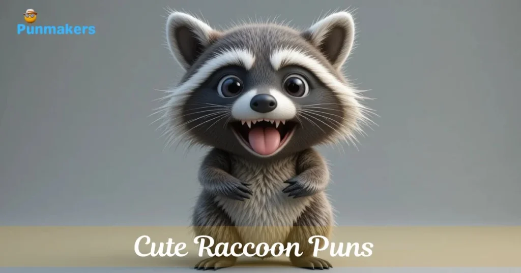Cute Raccoon Puns