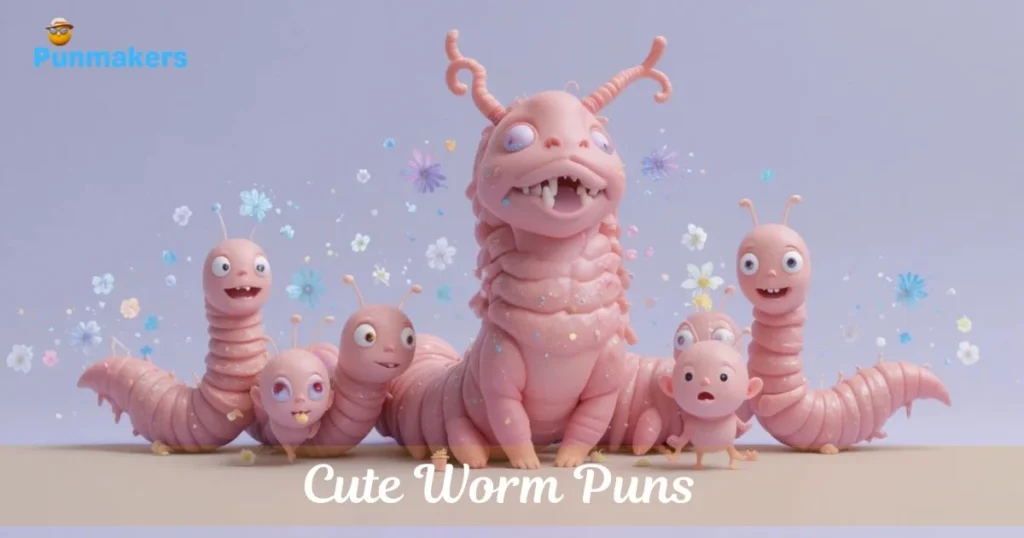 Cute Worm Puns
