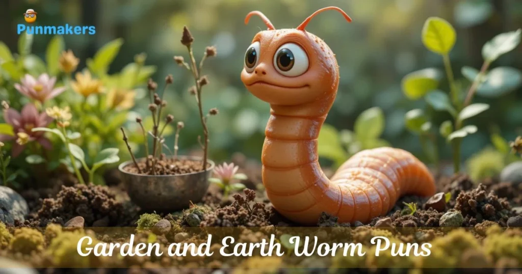 Garden And Earth Worm Puns