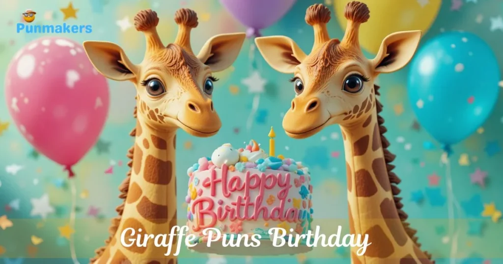 Giraffe Puns Birthday