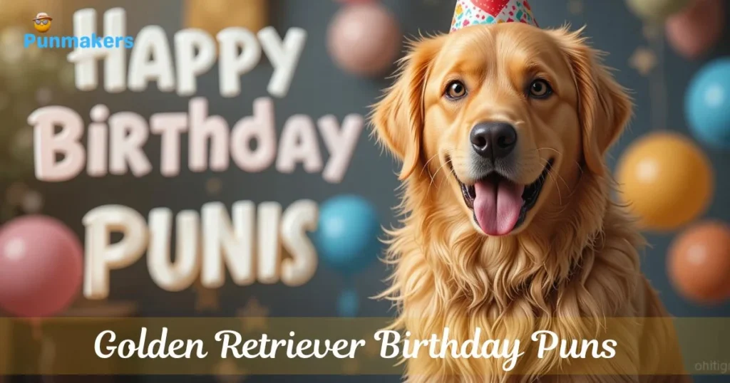 Golden Retriever Birthday Puns