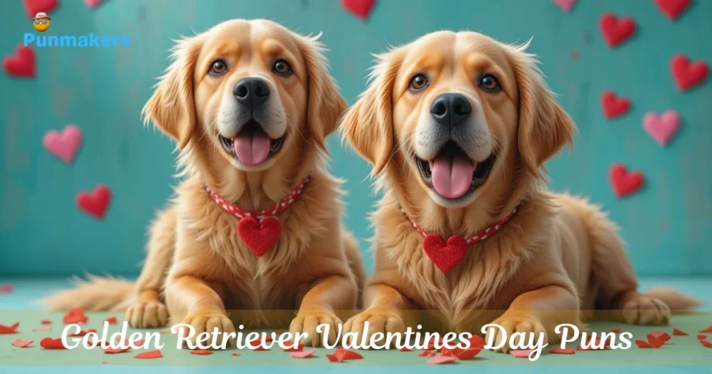 Golden Retriever Valentines Day Puns
