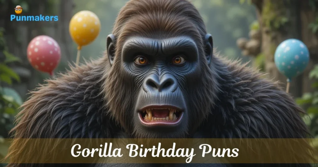 Gorilla Birthday Puns