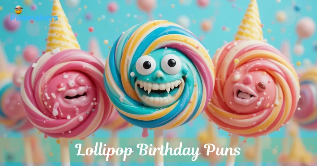 Lollipop Birthday Puns