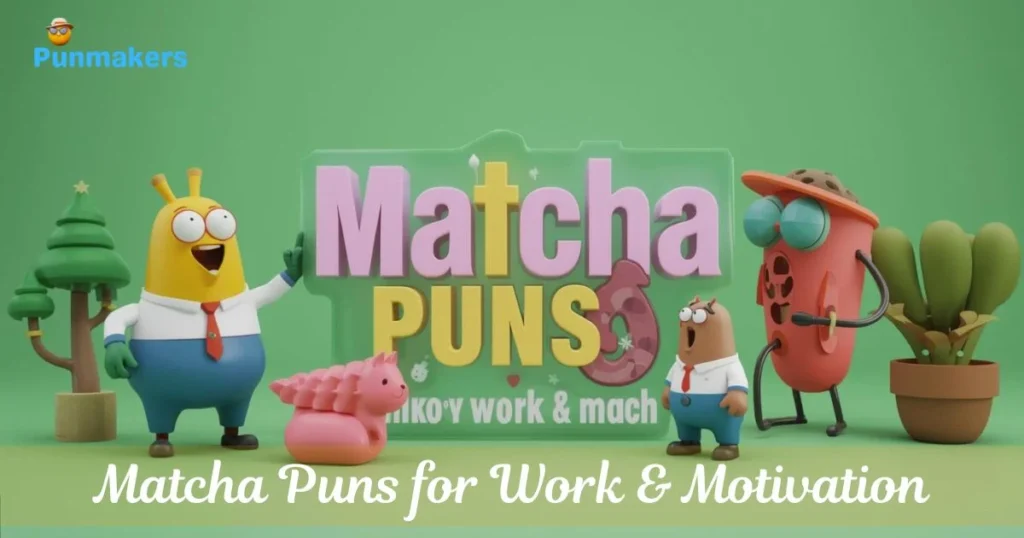 Matcha Puns For Work And Motivation