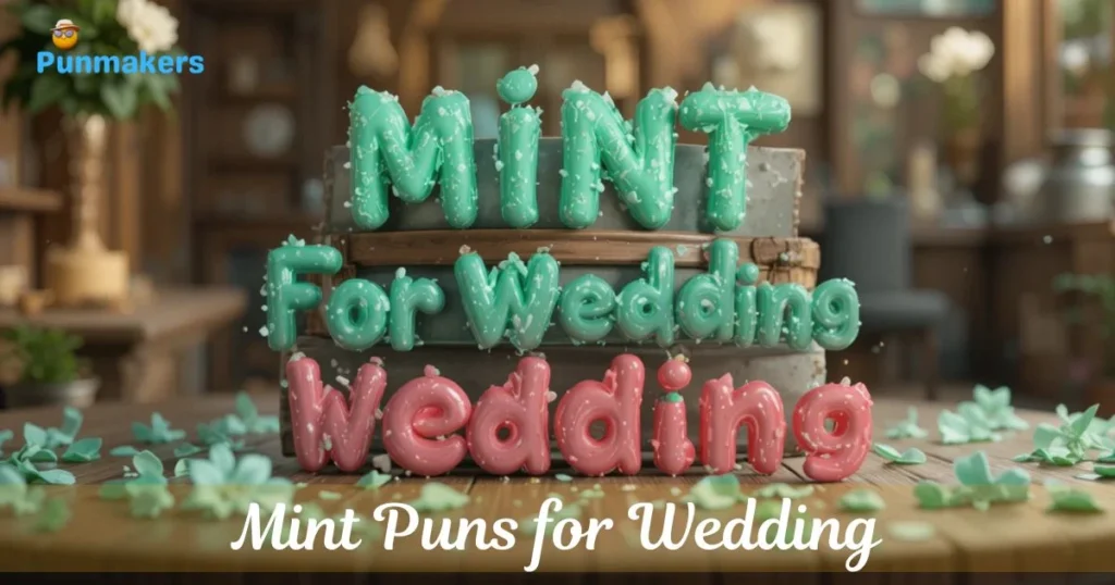 Mint Puns For Wedding