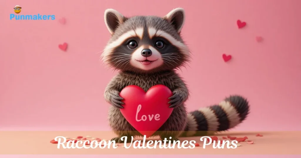 Raccoon Valentines Puns