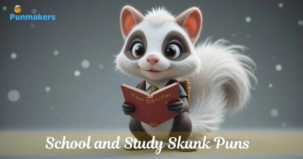School And Study Skunk Puns