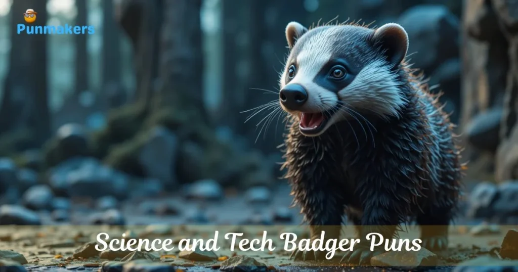 Science And Tech Badger Puns