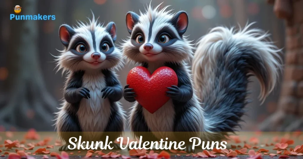 Skunk Valentine Puns
