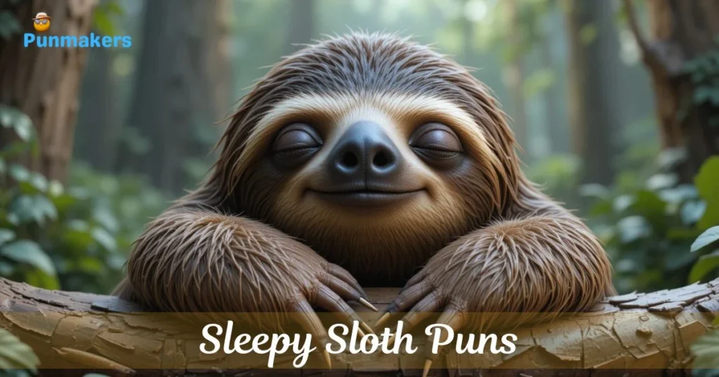 Sleepy Sloth Puns