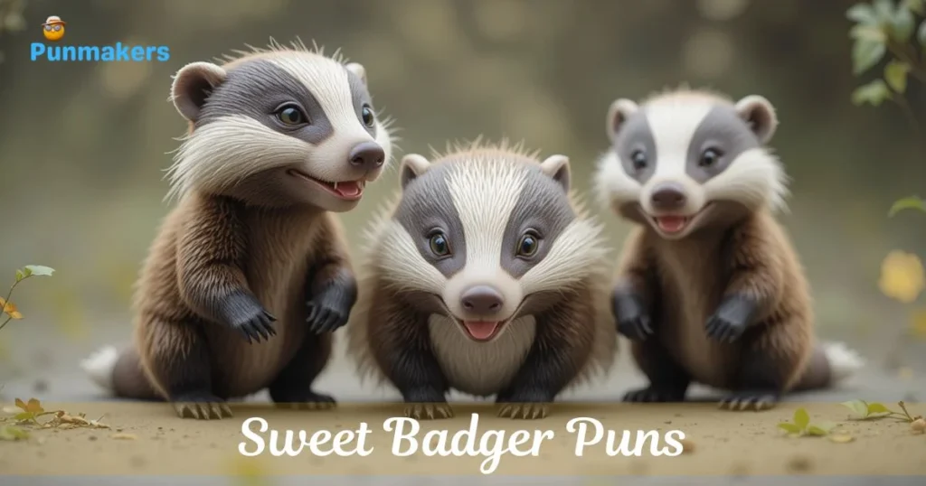 Sweet Badger Puns