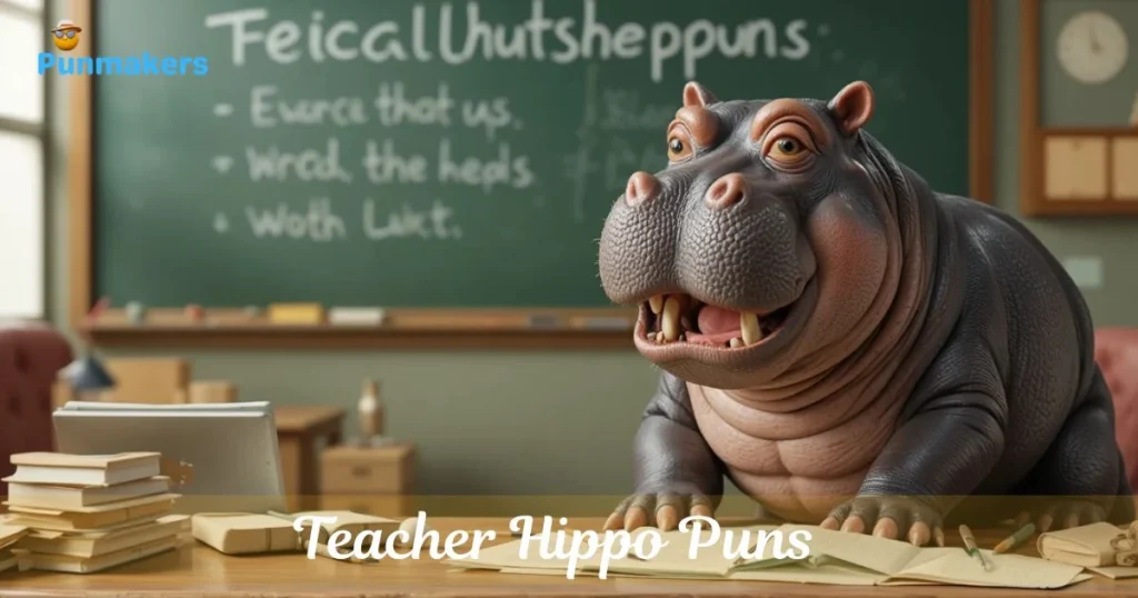 Teacher Hippo Puns