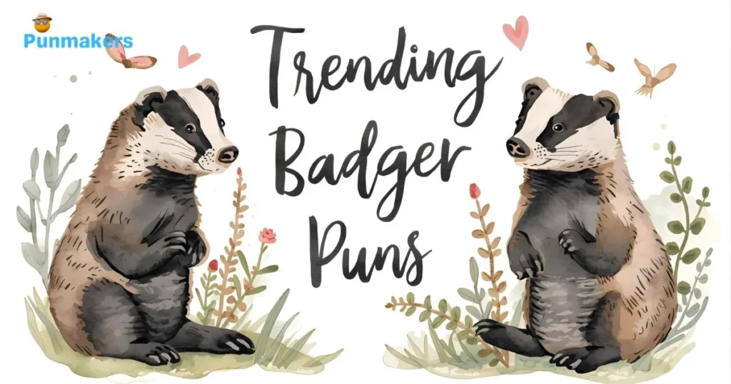 Trending Badger Puns