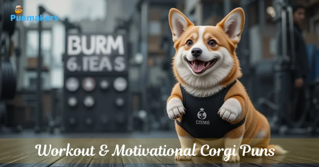 Workout And Motivational Corgi Puns
