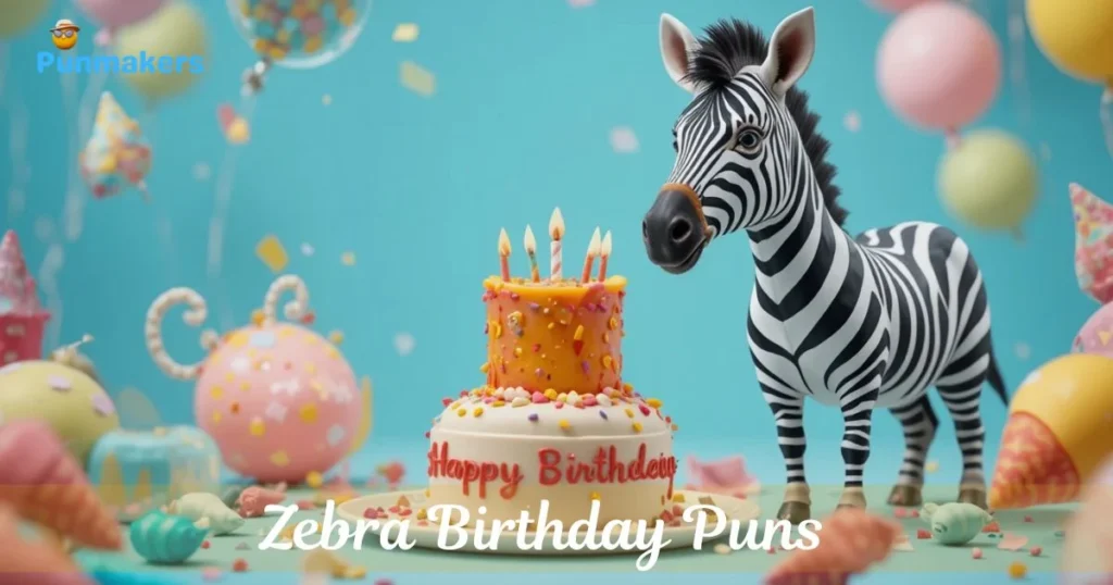 Zebra Birthday Puns