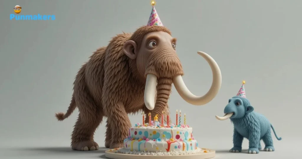 Birthday Mammoth Puns