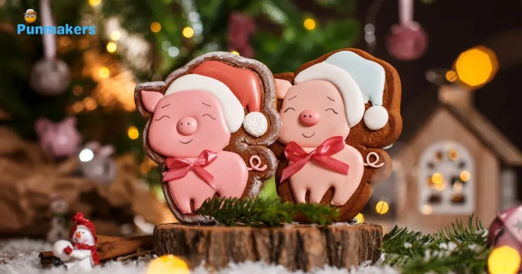 Christmas Pig Puns
