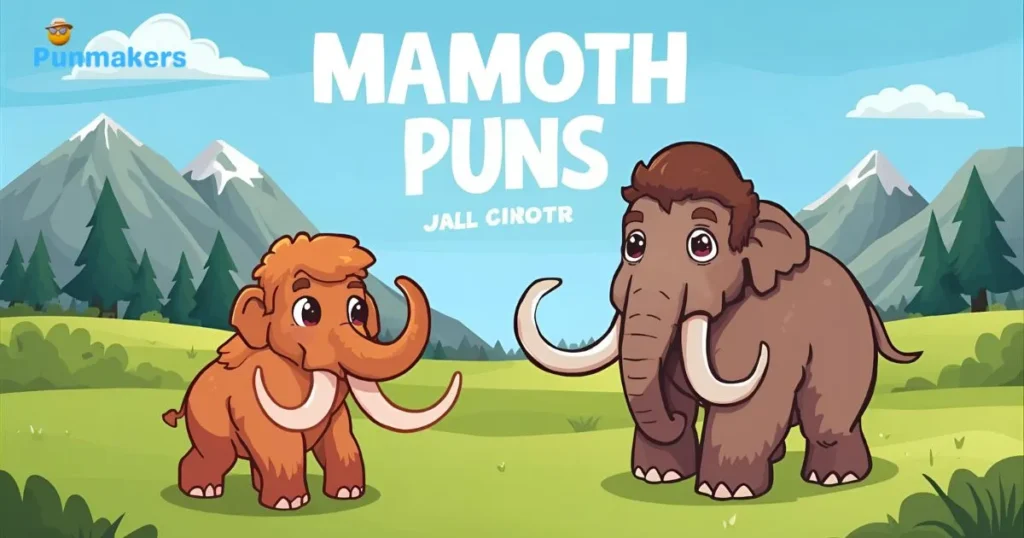 Cute Mammoth Puns