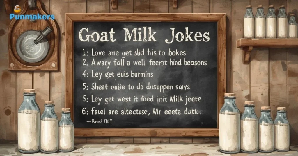 Goat Milk Jokes