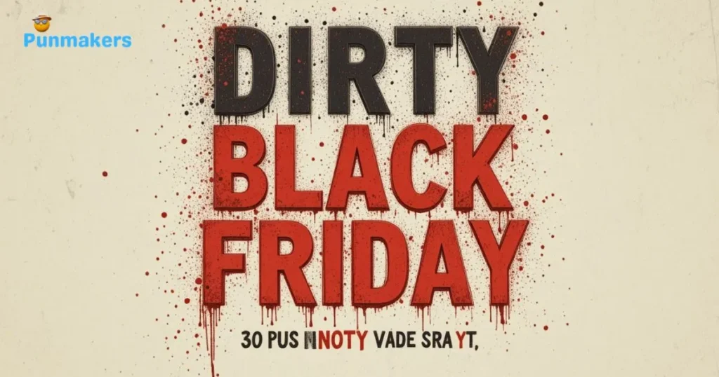 Dirty Black Friday Puns