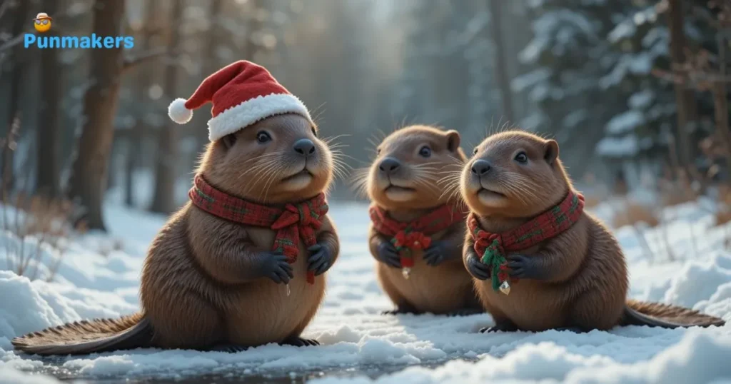Christmas Beaver Puns
