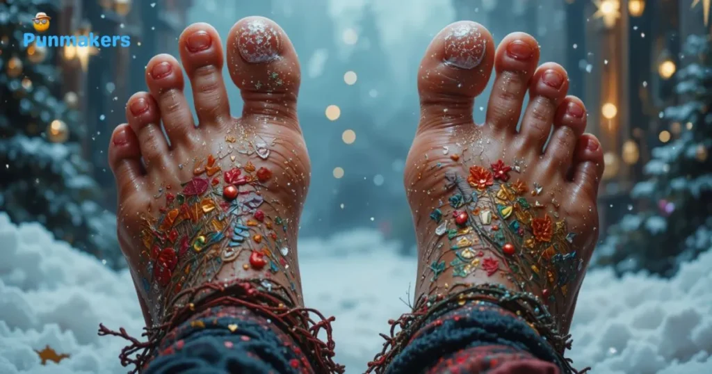 Christmas Broken Toe Puns