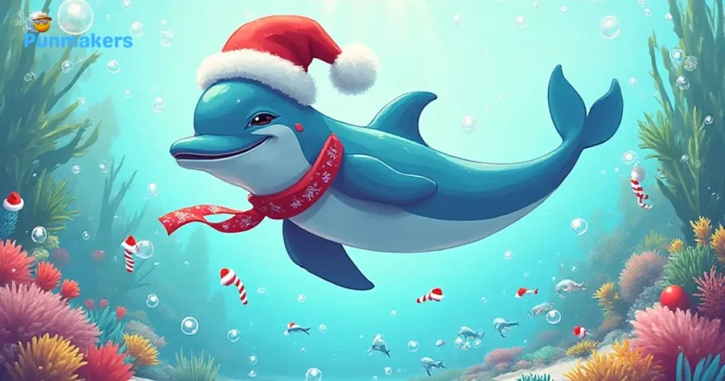 Christmas Dolphin Puns