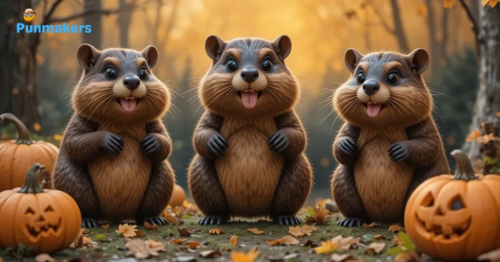 Halloween Beaver Puns
