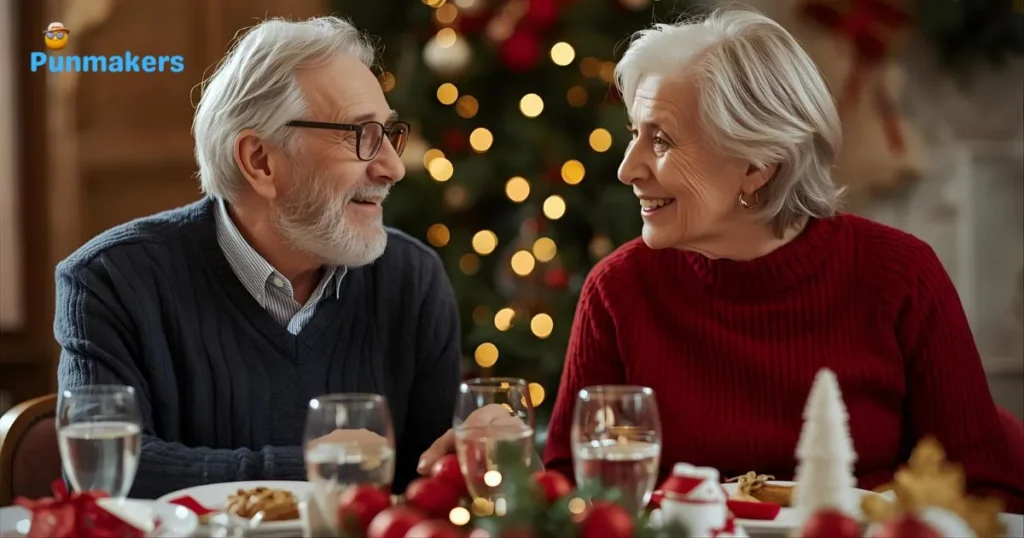 Romantic Seniors Christmas Puns