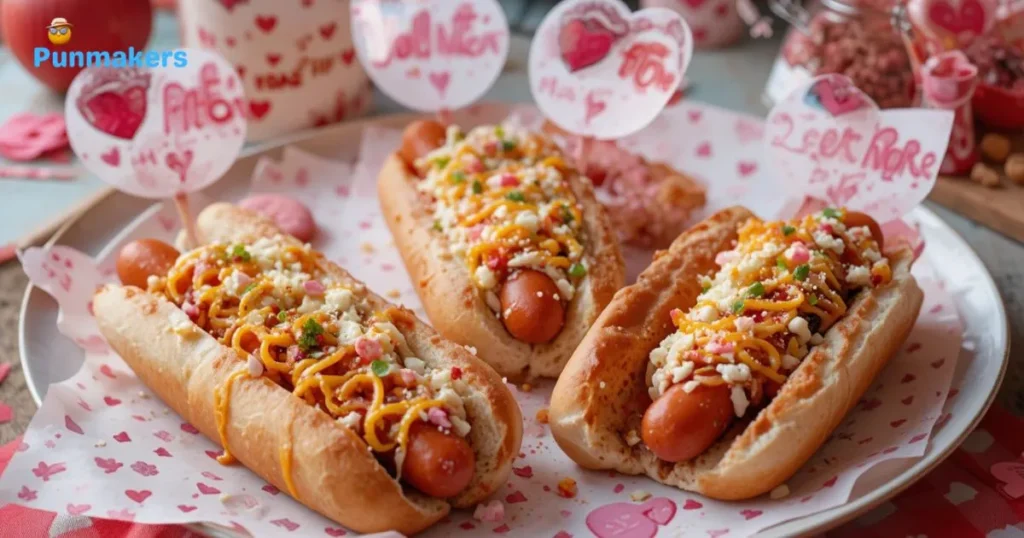 Valentine Hot Dog Puns