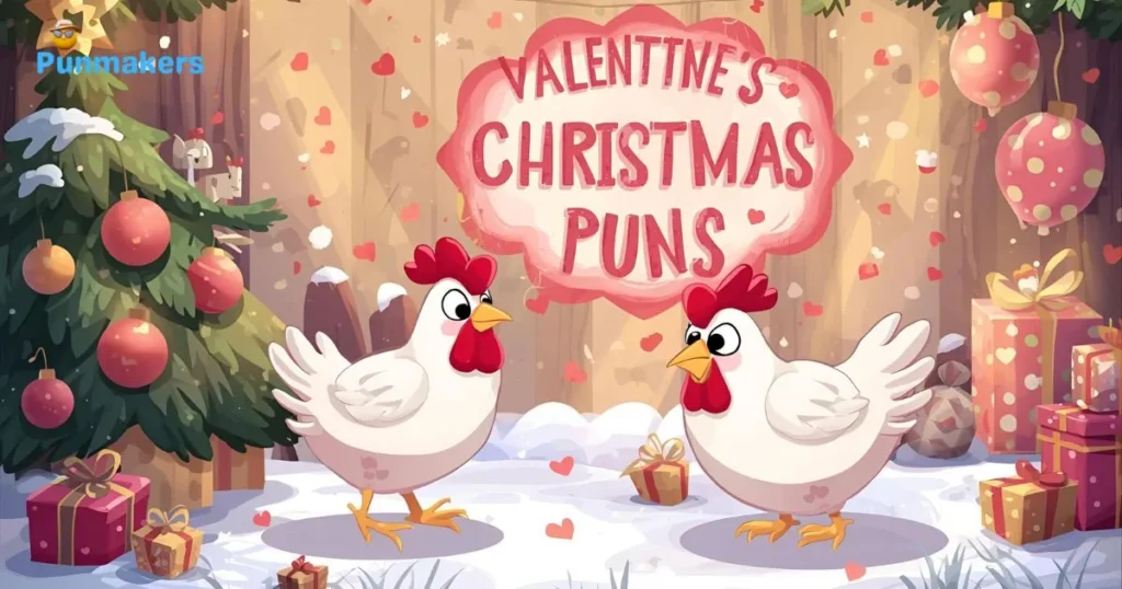 Valentine’s Christmas Chicken Puns
