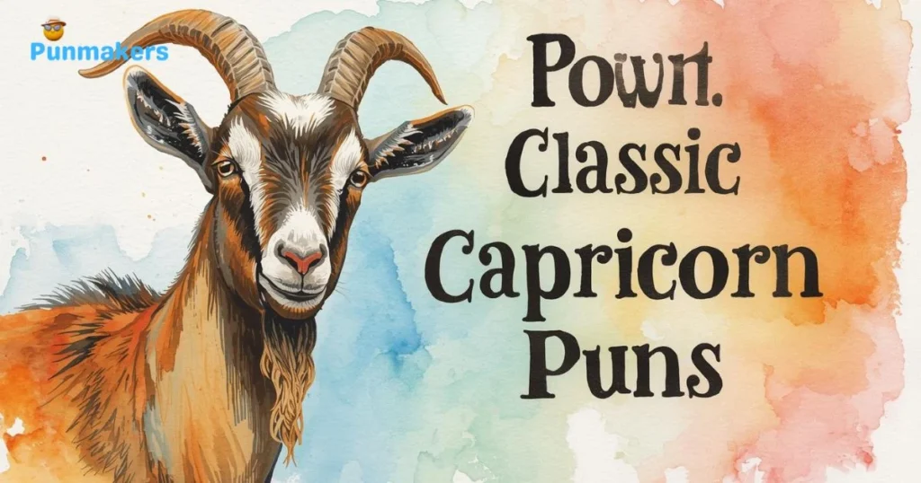 Classic Capricorn Puns