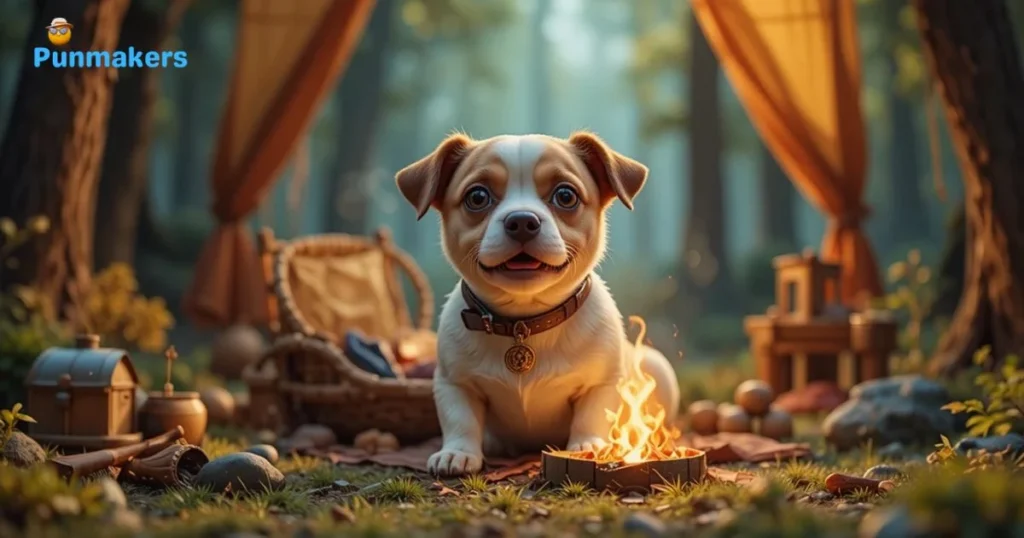 Dog Camping Puns