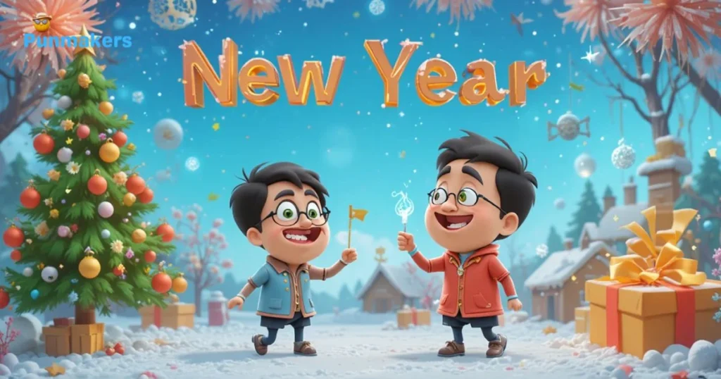 New Year Cartoon Jokes