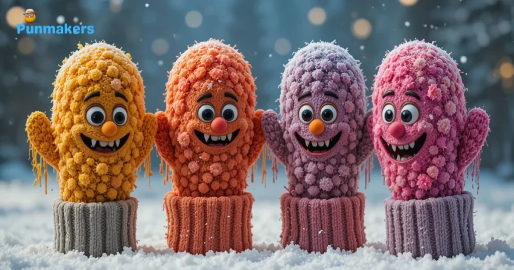 Winter Fashion Mitten Puns