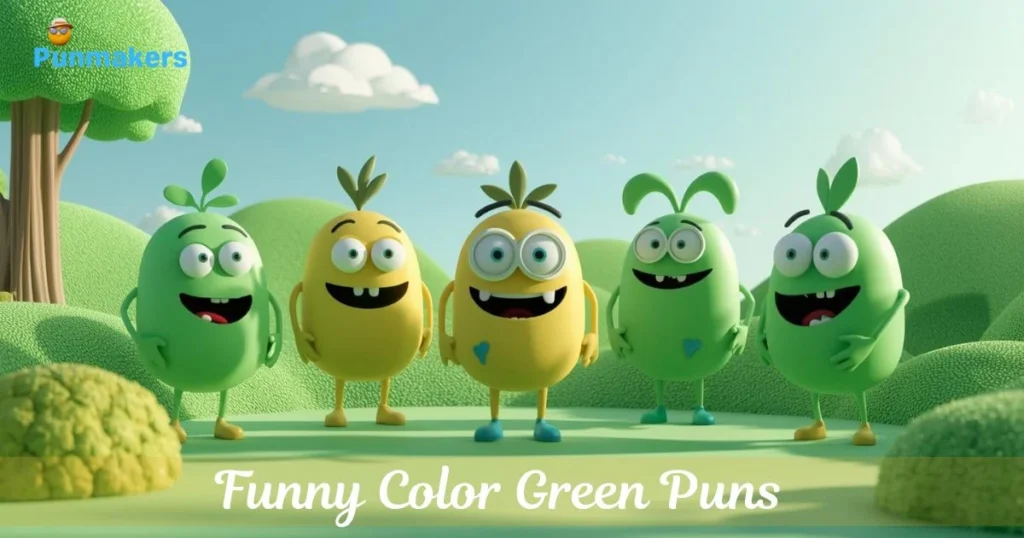 Funny Color Green Puns