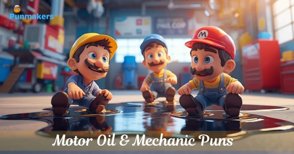 Motor Oil And Mechanic Puns