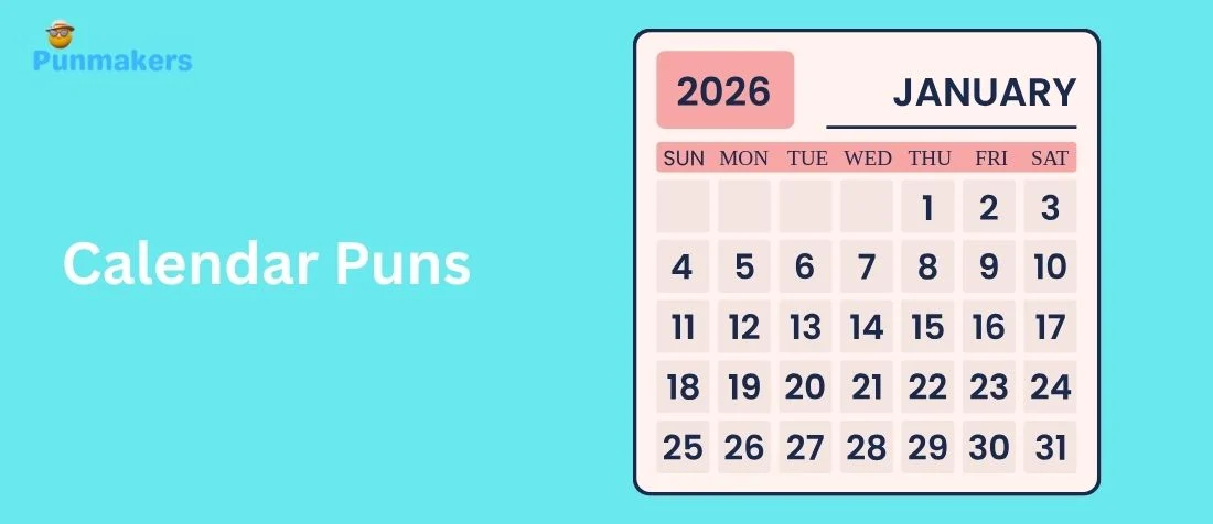 425+ Hilarious Calendar Puns & One Liners (2026)